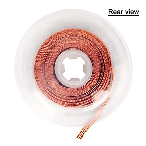 solder wick braid 10ft Length Desoldering Wick Braid Remover Tool Solder Sucker 1 piece No-Clean soldering Wick Wire Roll and Disassemble Electrical Components 8 41XbKvEiocL