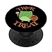 Linda Kawaii Halloween Rana - Caza de Caramelos Calabaza PopSockets PopGrip Intercambiable