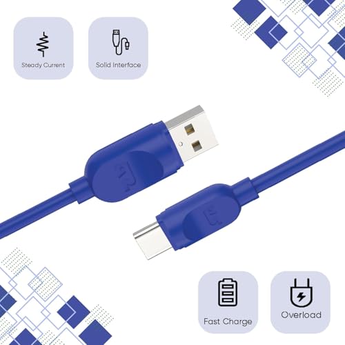 Image of AILKIN Extreme Fast Speed USB-A to C Charger Cable, 480Mbps Data Transfer | Elegant 2.0 A-Male to Type-c Fast Charger Cable