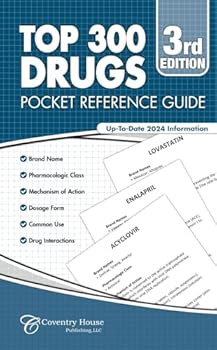 Paperback Top 300 Drugs Pocket Reference Guide (2024 Edition) Book