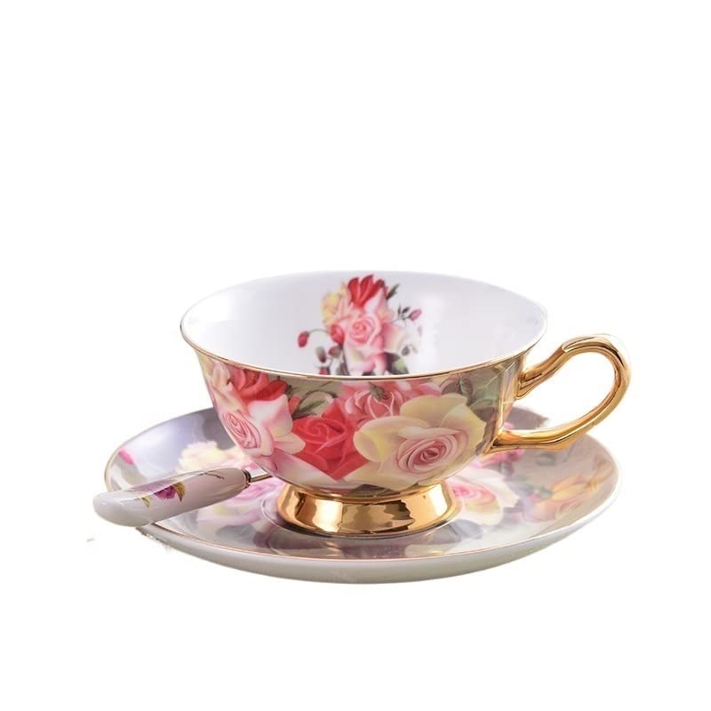 Tasse à eau en porcelaine rose isolante pour savourer votre café chaud