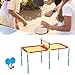 Garende Tabletop Table Tennis Sport Toy 2 Balls Easy Assembly Family Games Ping Pong Table Tennis Game for Children Preschool