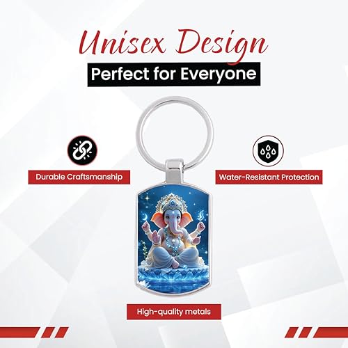 Image of Premium Printed Metal Keychain for Men & Women | High-Definition Artwork Print | Durable Key Ring for Car, Bike, Home & Office Keys | Stylish Decorative Key Holder Gift