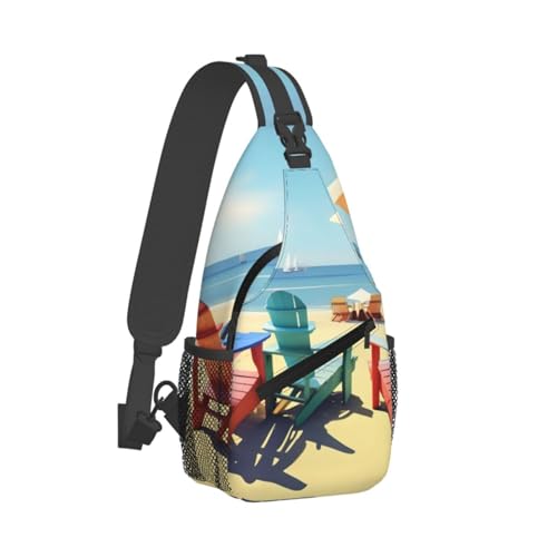 Bolso Cruzado Urbano Negro para Deporte y Senderismo miniatura 2