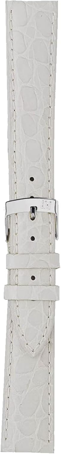 Morellato Liverpool Crocodile Grain Genuine Calf Leather Watch Strap - Stainless Steel Buckle - PERFORMANCE Collection