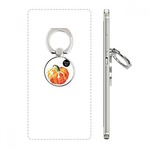 Support universel smartphones anti-chute motif citrouille aquarelle
