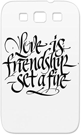 Lovers Best Friend Script Love Tattoo Is Friendship Graffiti Art Design Fire Bff Black Protective Hard Case For Sumsang Galaxy S3 Amazon Co Uk Electronics Photo
