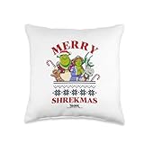 Shrek Merry Shrekmas Throw Pillow