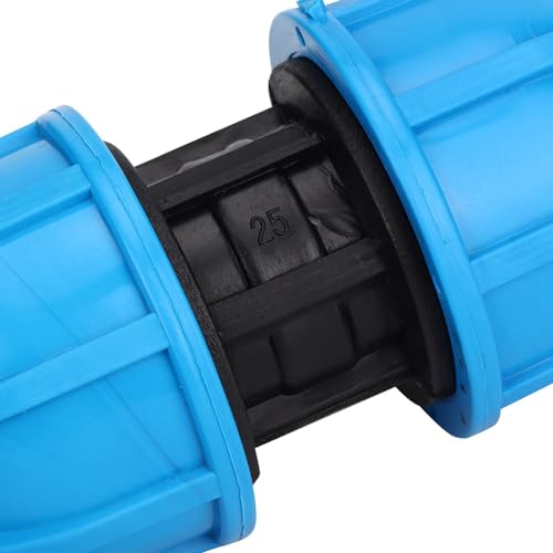 25mm 25mm Straight Water Pipe Connector PE Plastic Connection Fitting Resistant Reduce Pressure Loss Suitable PPR PVC - Image 2