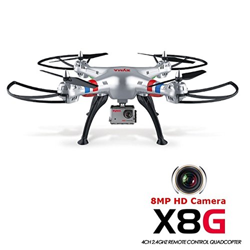 Syma X8G 2.4G 4CH With 8MP HD Camera Headless Mode RC Quadcopter