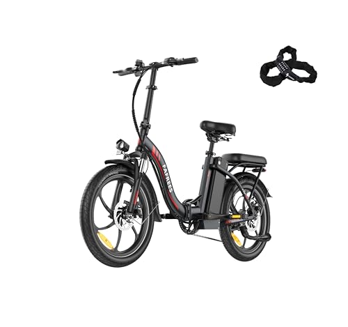 Fafrees F20+ 20 Zoll Faltrad E-Bike Fatbike (2025) - 36V 20AH Akku, 250W Motor, 140kg Traglast, 25km/h, E-MTB 20° - Unisex Elektrofahrrad für Damen & Herren (Fahrradschloss, Schwarz)