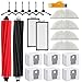 MengTiger 21 Pcs Replacement Parts Kit for Roborock Q8 Max Q8 Max+ Q5 Pro Q5 Pro+ Vacuum Cleaner, 2 Main Brushes 6 Dust Bags 6 Side Brushes 4 Mop Pads 2 HEPA Filters 1 Cleaning Brush