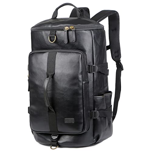 Baosha Vegan Leather Travel Duffel Tote Bag