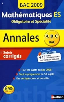 Paperback ANNAL 09 ABC SUJ COR MATHS ES [French] Book