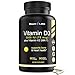 Vitamin D3 K2 MK-7 Supplements ★ New ★ Full 3,000 IU Per Capsule Plus 115mcg MK7 from Natto - Natural, Effective - Vitamin K2 Supports Bone and Heart Health - Gluten Free - 90 Capsules
