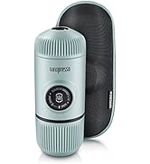 Wacaco Nanopresso Portable Espresso Maker Bundled with Protective Case, Upgrade Version of Minipr...