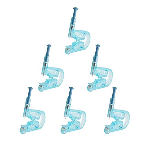Trrut 6pcs Disposable Ear Piercing Gun Unit Tool with Earring Studs (First generation)
