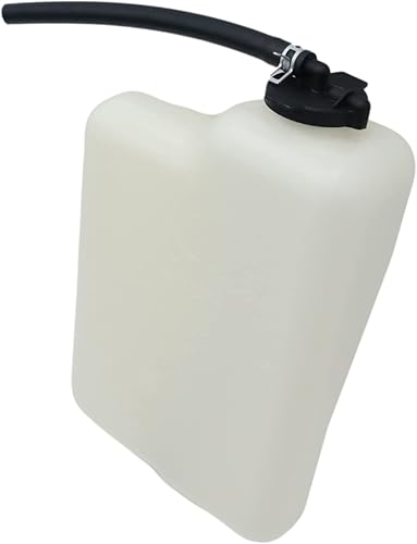 Miniatura 2 de CarPartsDepot Tanque de recuperación de refrigerante del motor Depósito de expansión Depósito de botella con tapa y manguera de plástico compatible