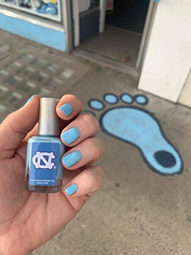 Shrunken Head Brand Carolina Blue UNC Nail Polish Chapel Hill North Carolina Fan Shop