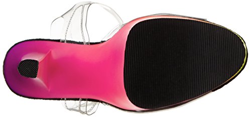 Pleaser RAINBOW-708UV Clr/Neon Multi UK 6 (EU 39)