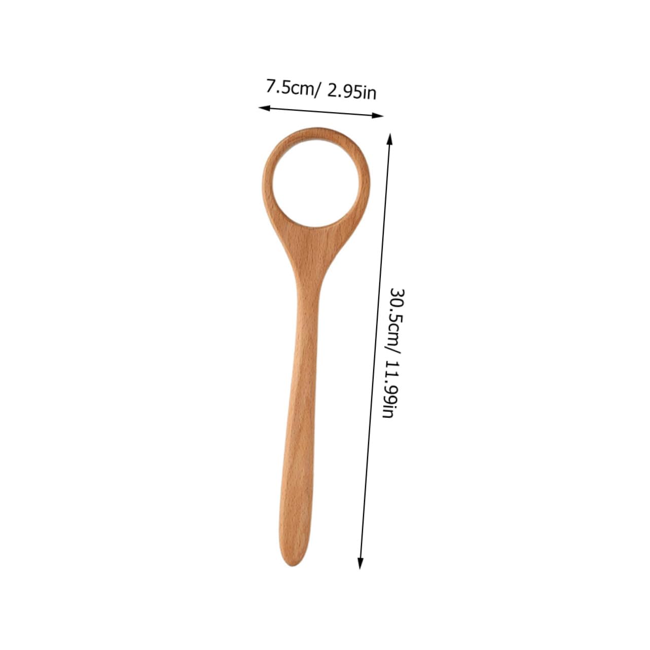 Solid Wood Danish Sourdough Whisk with Long Handle Portable Wooden Mixing Stick for Bread Dough Non-stick Stirring Rod for Baking And Kitchen Use