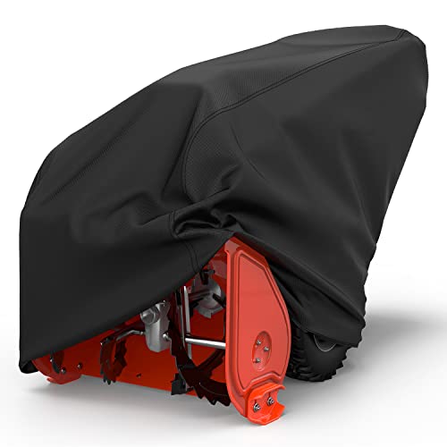Mrrihand Schneefräsen-Abdeckung, strapazierfähige, wasserdichte 600D Oxford-Abdeckung und UV-Schutz, Universalgröße, passend für zweistufige Schneefräse 147.3 cm Lx83 cm Hx52 W Cover