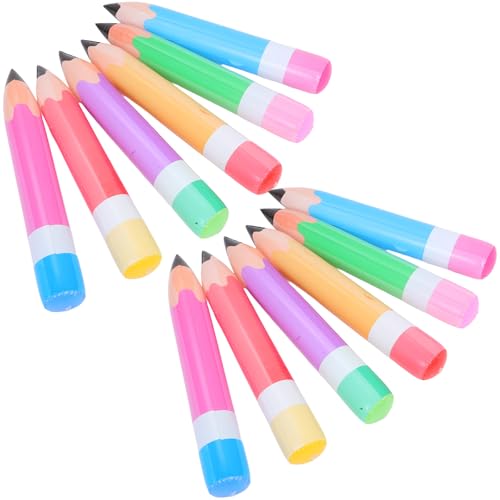 Crayons gonflables géants en PVC multicolore pour décoration de fête | Lot de 12