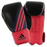 adidas Damen-Boxhandschuhe Speed Women 200, Black/Shock red, ADISBGW200 (8oz.)