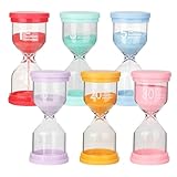 6 Stück Bunter Sanduhren für Kinder, Macaron-Farben, Buntes Sanduhren Set 1/3/5/10/20/30 Minuten,Zeitmesser Sanduhren für das Leben der Kinder,Lernen,Spiel Timing,Kreative Geschenke