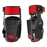LuminaNest LN For Milwaukee 48-73-6051 Stabilizer Performance Knee Pads, BLACK-RED