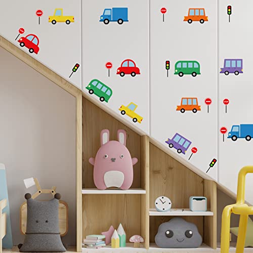 Vinilos decorativos de autos pequeños para pared miniatura 4