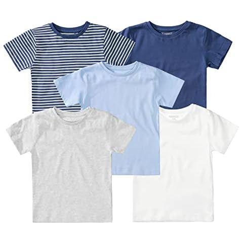 Staccato T-Shirt 5er Pack für Babys und Kleinkinder - Bio-Baumwolle, Organic Cotton, Kurzarm, kuschelweich, bequem - Farbe: bunt, Größe: 74/80 Cover