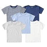 Staccato T-Shirt 5er Pack für Babys und Kleinkinder - Bio-Baumwolle, Organic Cotton, Kurzarm, kuschelweich, bequem - Farbe: bunt, Größe: 86/92