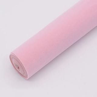 HARICSET 150 cm de Ancho Terciopelo Adhesivo de Tela Suave para Cajones de Joyería Tela de Terciopelo para Manualidades Proyectos de Manualidades(Size:1.5 * 1m,Color:Rosado)