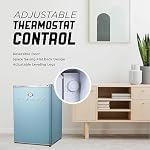 ICEBOX IBCR25SLT 2.5 Cu. Ft. Compact Refrigerator, Slate Blue