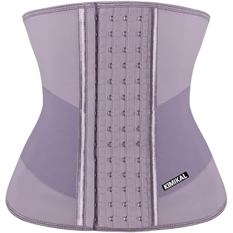 KIMIKAL Corset Waist Trainer for Women Lower Belly Fat Skin Latex Corset Top Belt:Under Clothes Sport Tummy Control Long Torso Shapewear 3XL Cover