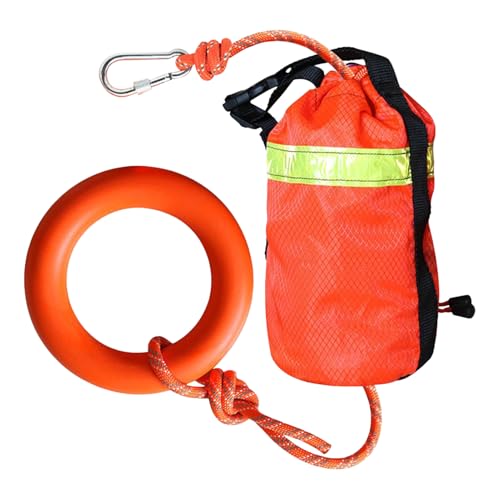 Wasserwurstlinie - Lebensrettender Wurfsack | Marine Lifebraving Seil Mit Reflektierender Streifen Für Schnelle Wasserrettungsboote Kajakfahrer Schwimmer | Überlebenssicherheitsausrüstung Für Das Camp