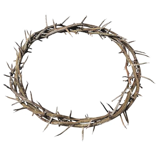 Couronne d'épines faite à la main en bois véritable pour Pâques chrétienne