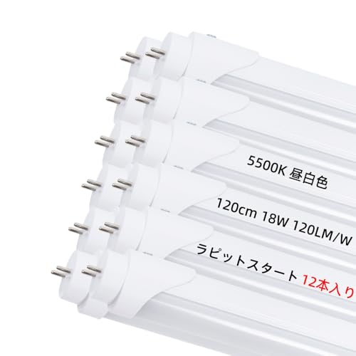SINO LEDu 40W` 120cm ǌu flr40s LEDv sbhX^[g pFLR40 d18W Px120LM/W G13 ߓd ȃGl  HƖ Hsv 5500k F PSEF (1