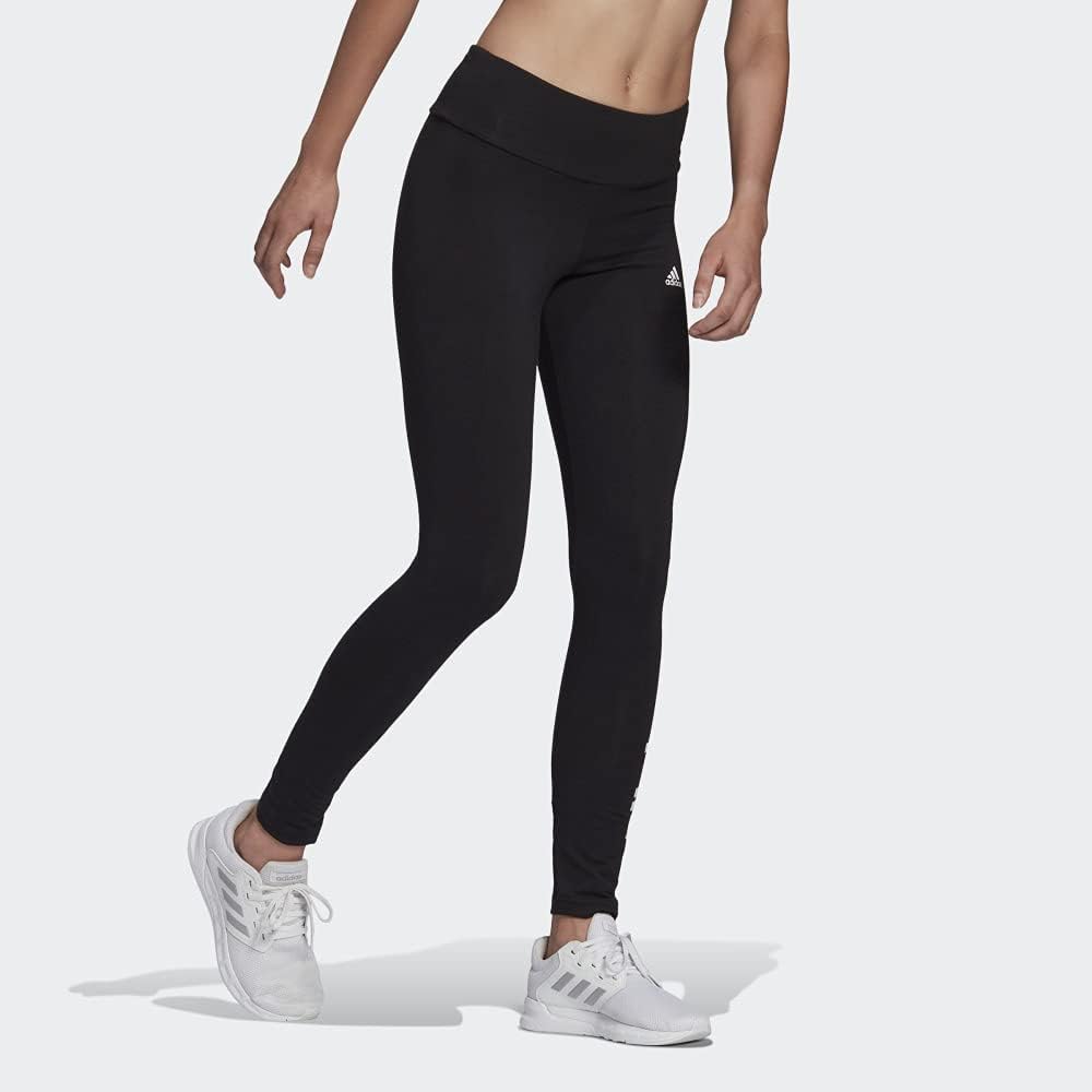 adidas Womens Loungewear Essentials High-Waisted Logo Leggings - Image 3