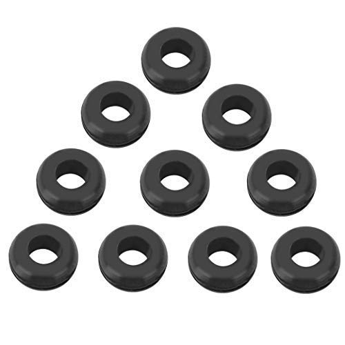 Fdit 10Pcs Airlock Grommet for Fermenter Lid Beer Brewing Tool Accessories