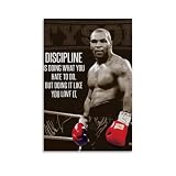 FWAHREN Mike Tyson Poster Canvas Wall Art Painting Living Room Posters for Bedroom Decor 12x18inch(30x45cm), Unframe-style