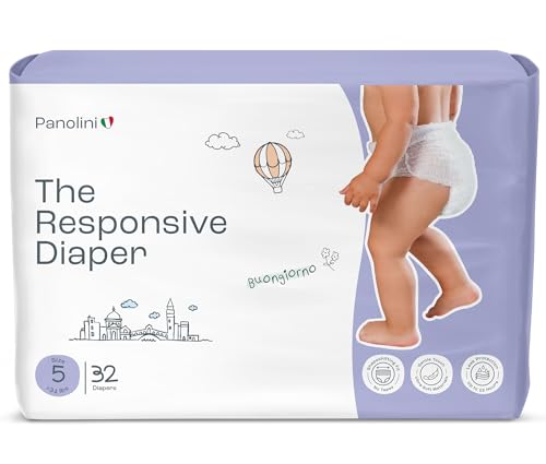 Image of Panolini The Responsive Diaper Size 5 (31+ lbs) Pull-Up Baby Diaper 32ct