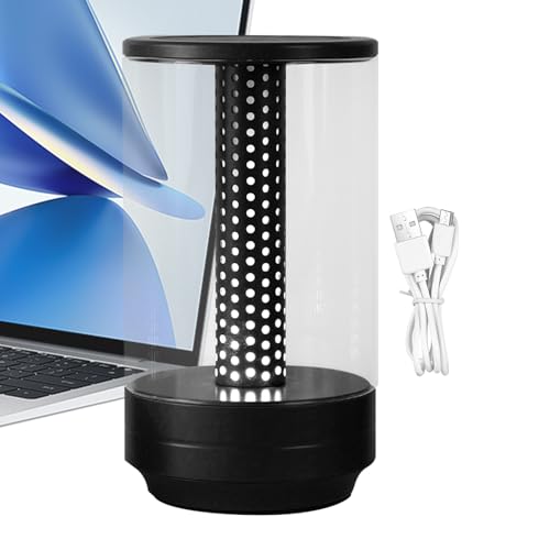Lampe de chevet LED tactile et rechargeable avec effet bougie pour chambre