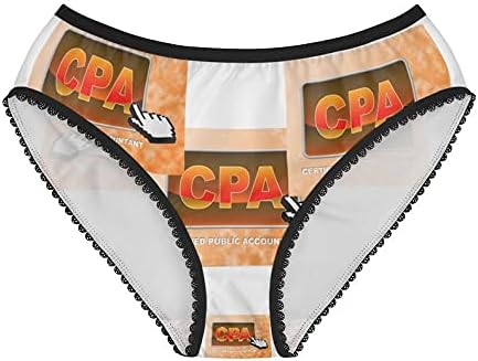 SpreadPassion Women's Certified Public Accountant Panties, Certified Public Accountant Underwear, Briefs