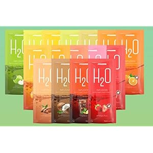 Prozis H2O 12 x 9 gr – Preparato Istantaneo Solubile per Bevanda Senza Zuccheri, muti gusti a scelta (cocco)