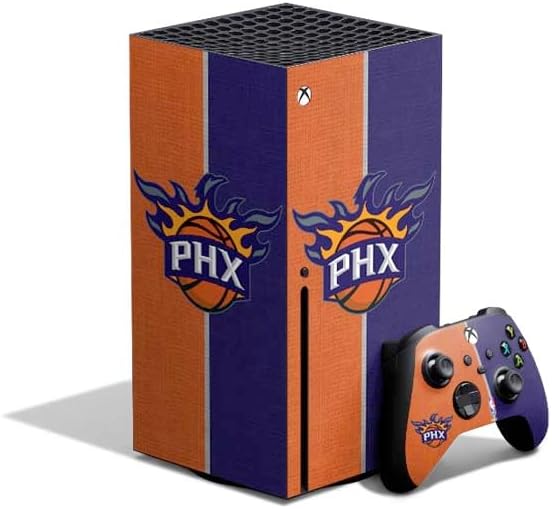 Skinit Decal Gaming Skin Compatible with Xbox Series X Bundle - Officially Licensed NBA Phoenix Suns Canvas Design