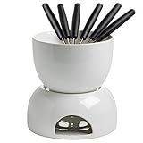 schokoladenfondue depot klassische Form Maxwell & Williams InfusionsT Schokoladenfondue, Keramik, weiß, 14 x 14 x 14 cm