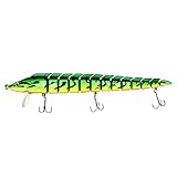 cebo siluro ebro ☀ 【Material duradero】 Los cebos de pesca con señuelos duros están hechos de ABS de calidad y tela textil de alta densidad para mantenerse flexible con acciones de buceo suaves y rápidas.
