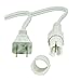 1/2 in. - Incandescent Rope Light Power Cord and Connector - Length 6 ft. - 2 Wire - FlexTec F1/F2